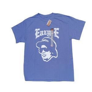 NWT Eazy-E Blue Graphic Tee Sz L Spencer's T-shirt